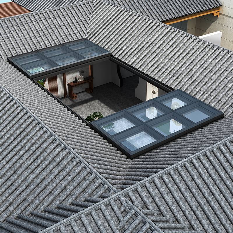 Sun Room Sliding Skylight ເປີດດ່ຽວ